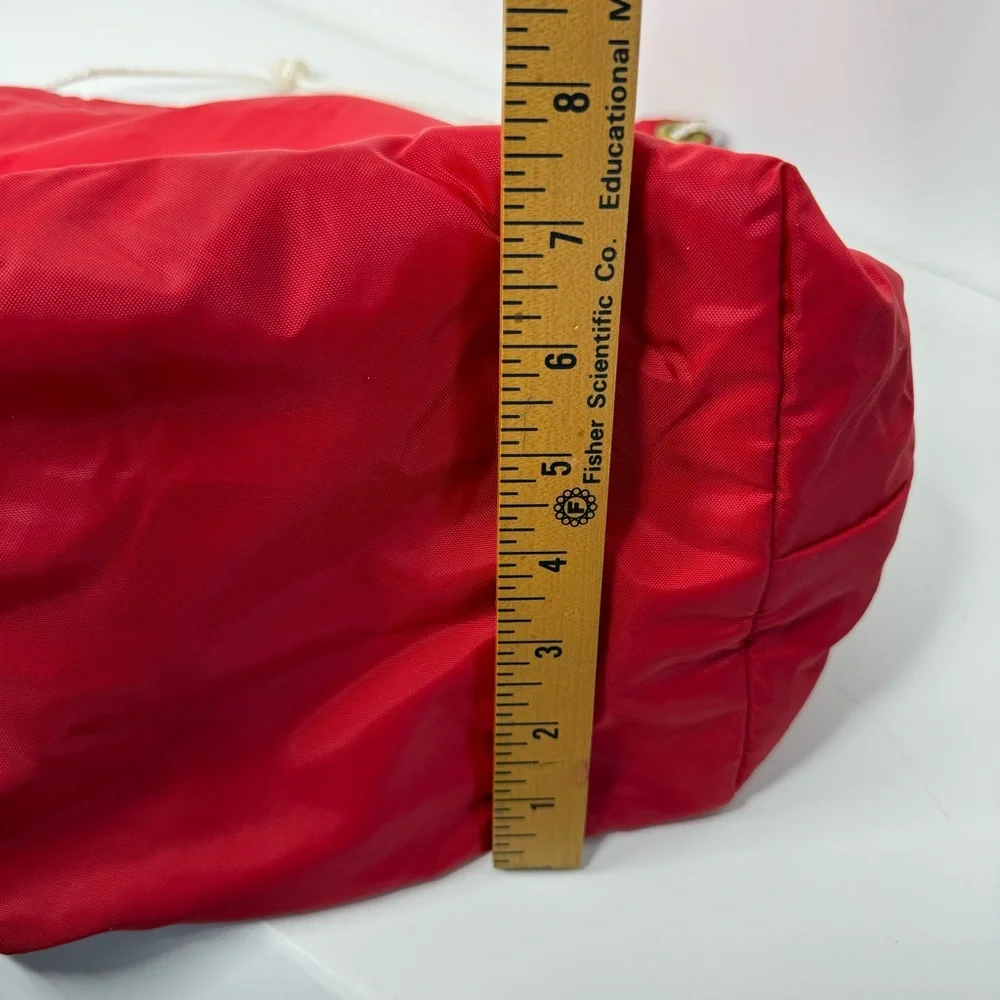 Hacoo USA Red Vintage Keeps Hot & Cold Bag Leak Proof Liner Outdoors Durable NWT
